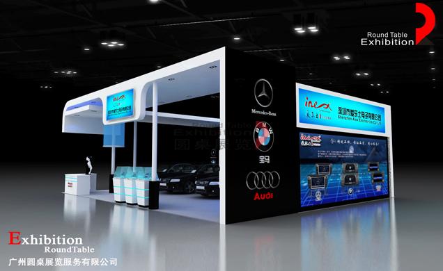 汽車配件展臺(tái)設(shè)計(jì)