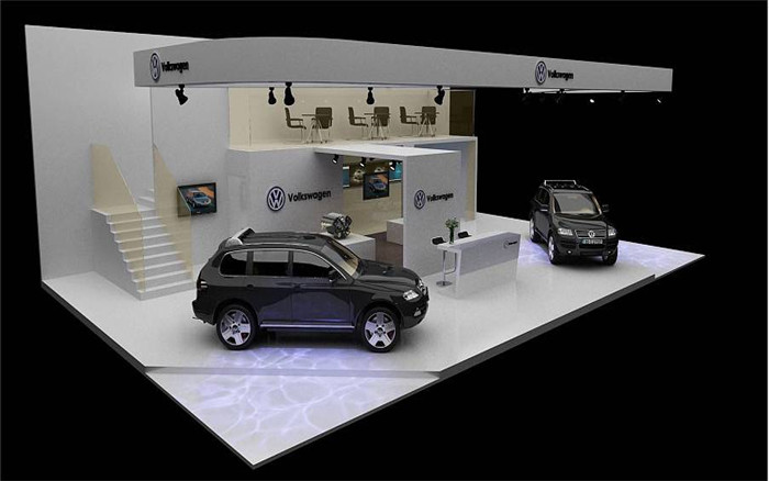 廣州汽車展會展設(shè)計圖片