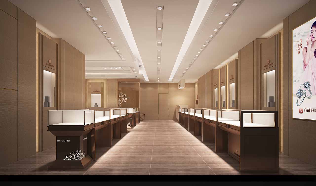 上海珠寶展臺(tái)搭建-六桂福珠寶