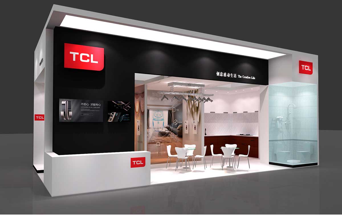 廣州照明展臺(tái)搭建-TCL