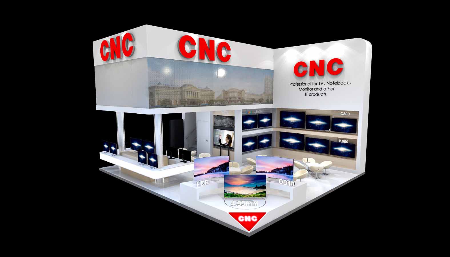 CNC-廣州幕墻展臺搭建