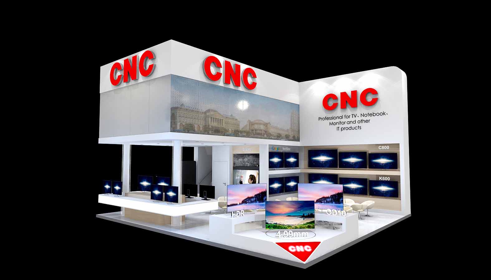 CNC-廣州幕墻展臺搭建