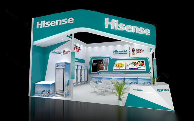深圳展會設(shè)計-Hisense-機器人展位設(shè)計