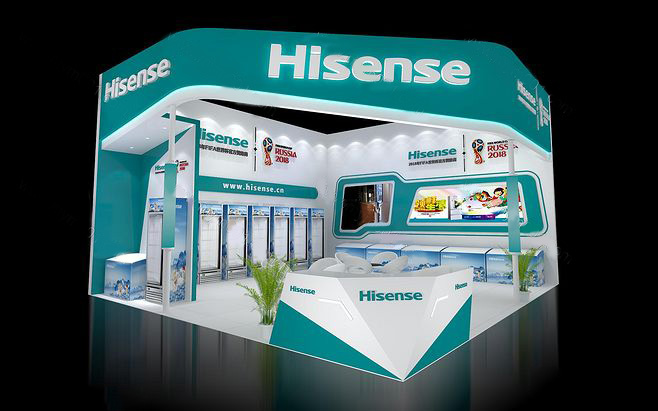 深圳展會設(shè)計-Hisense-機器人展位設(shè)計