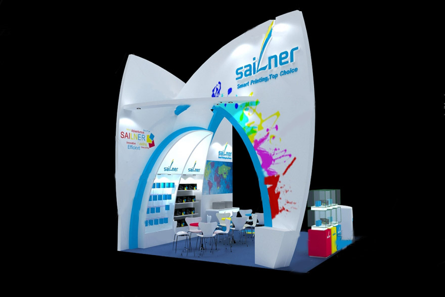 深圳展臺(tái)設(shè)計(jì)-sailner-打印耗材展展臺(tái)設(shè)計(jì)