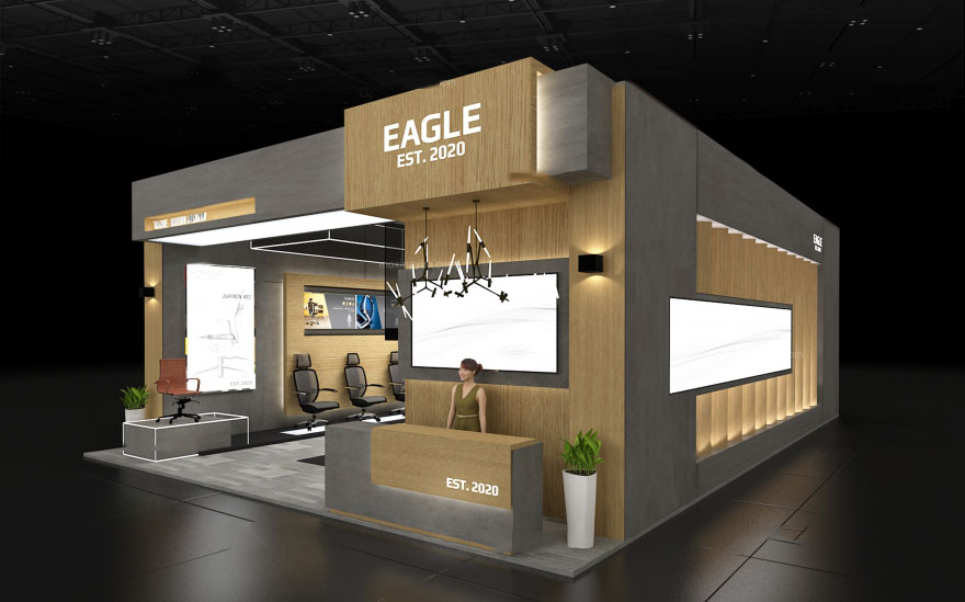 上海辦公用品展臺設(shè)計-EAGLE