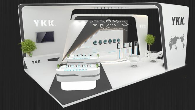 深圳展臺(tái)搭建-YKK-面料展展臺(tái)搭建