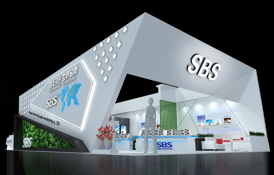 深圳展覽設(shè)計(jì)-SBS紡織面料-面料展展覽設(shè)計(jì)