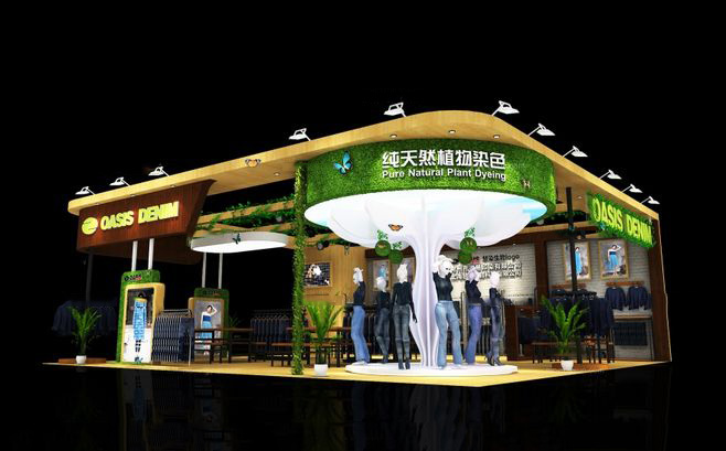 上海面料展會(huì)設(shè)計(jì)-德易印染-面料展展臺(tái)搭建