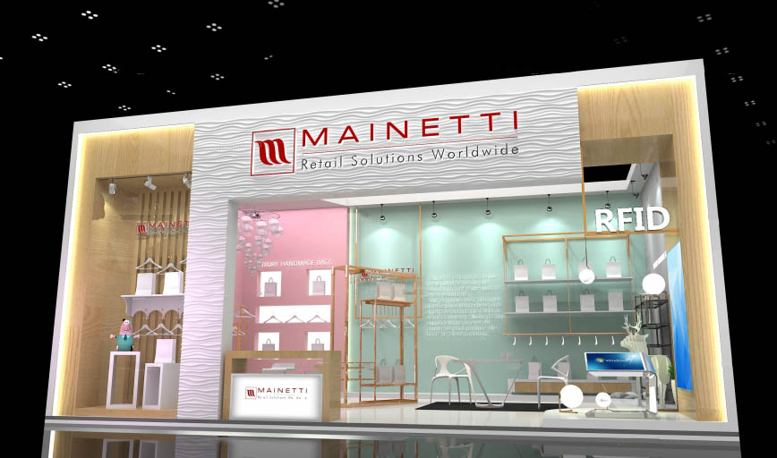 廣州展臺(tái)設(shè)計(jì)-MAINETTI-箱包皮具展臺(tái)設(shè)計(jì)