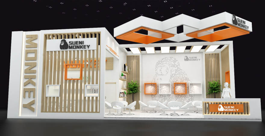 西安展臺(tái)搭建-SUENIMONKEY-家博會(huì)展臺(tái)搭建