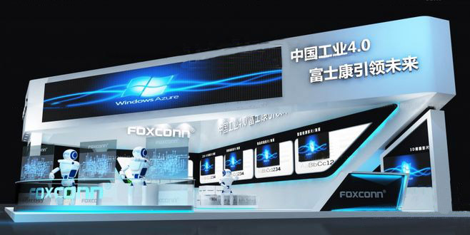 工博會展臺搭建-富士康-深圳展臺搭建