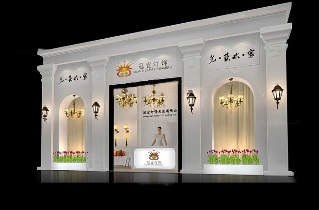香港展臺搭建-冠宜-燈飾展臺搭建