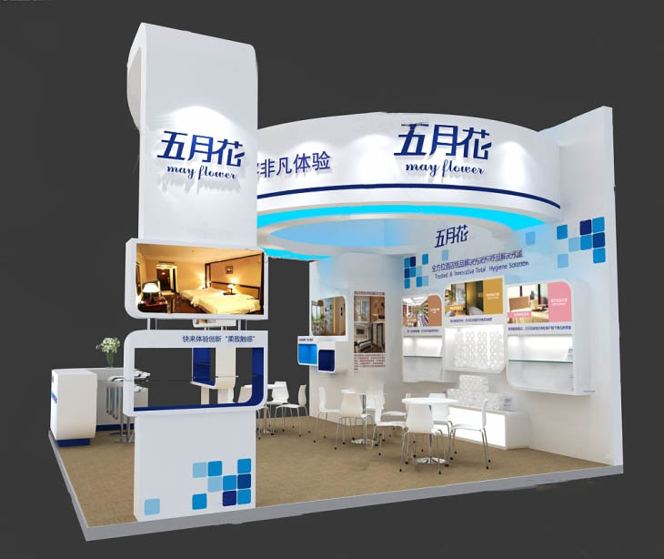 廣交會展臺搭建施工-五月花