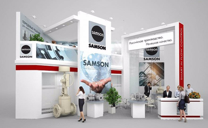 國外展臺(tái)設(shè)計(jì)-SAMSON-國際展會(huì)搭建