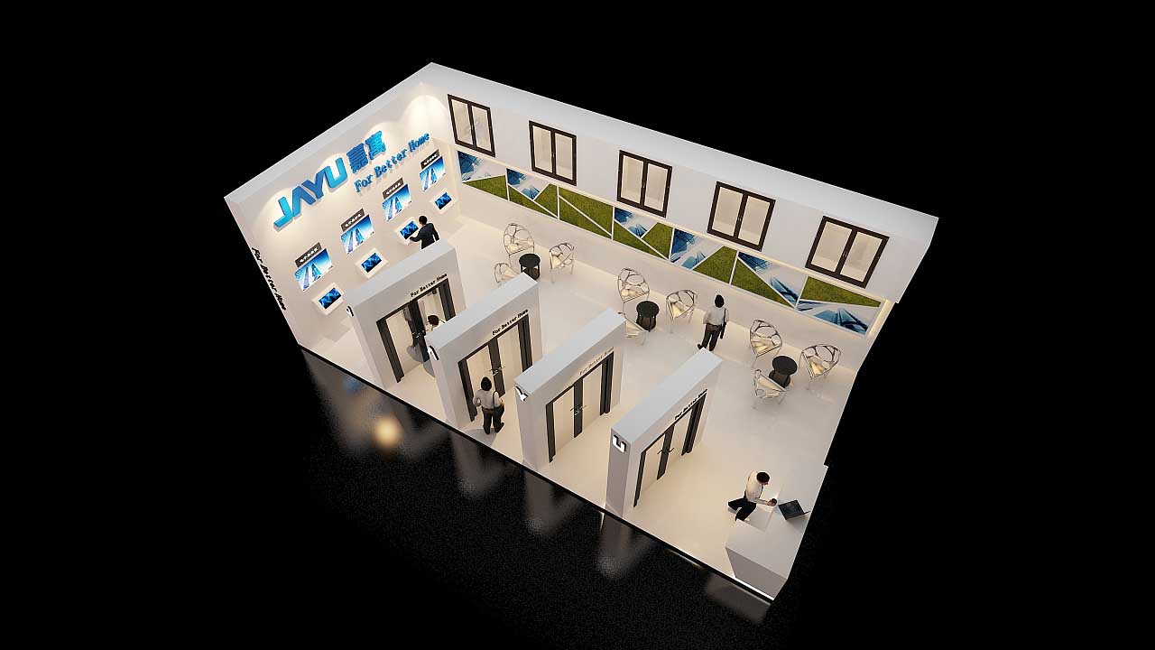 上海展覽展示設(shè)計-嘉寓-門窗展會搭建
