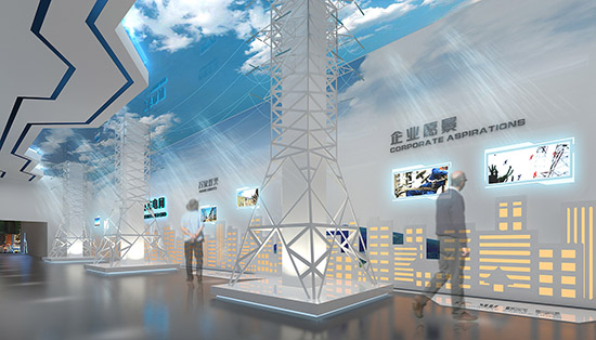 企業(yè)展廳設(shè)計(jì)裝修施工