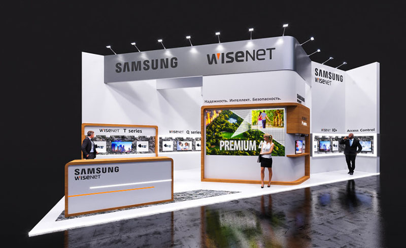國際會展展會搭建-SAMSUNG-國際展臺展位設(shè)計(jì)裝修