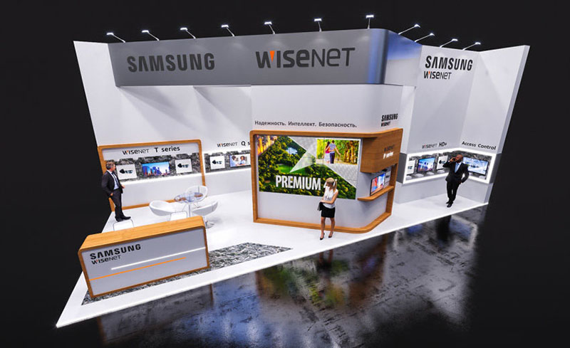 國際會展展會搭建-SAMSUNG-國際展臺展位設(shè)計(jì)裝修
