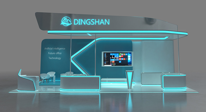 科技展覽展臺(tái)裝修-DINGSHAN-廣州會(huì)展展會(huì)搭建設(shè)計(jì)