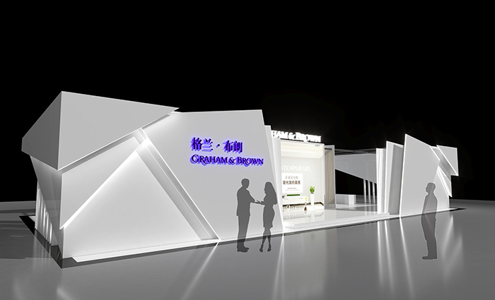 上海展臺展位設計-格蘭布朗-裝飾材料展會展搭建