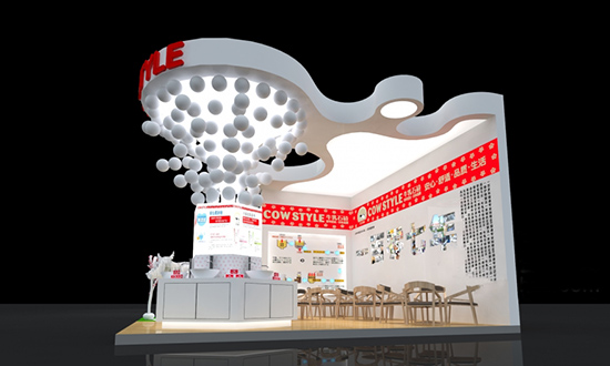 食品展臺展會搭建-COW STYLE-廣州會展展臺設計