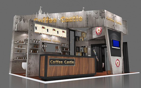 咖啡展會展臺搭建-coffee castle-上海展臺展覽設(shè)計