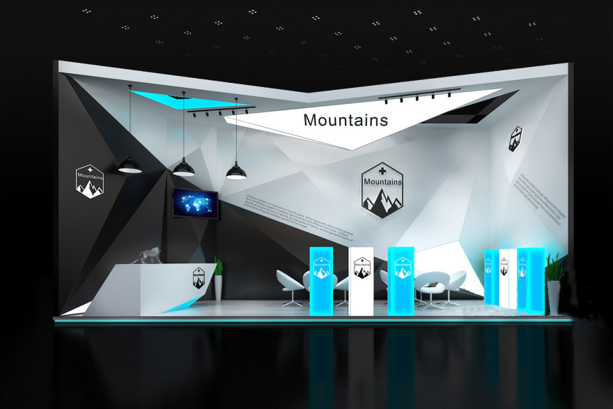 廣州展覽搭建展會(huì)-Mountains-戶外用品展會(huì)設(shè)計(jì)展臺(tái)