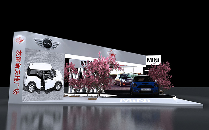 北京展臺搭建設(shè)計(jì)-MINI-汽車展覽裝修設(shè)計(jì)