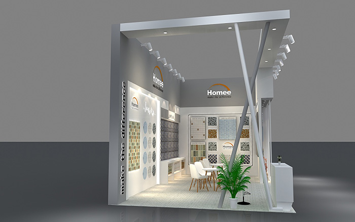 廣州建博會展廳搭建-Homee