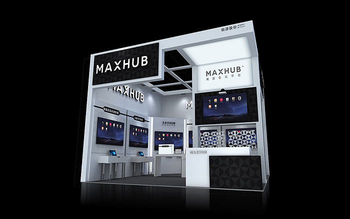 電子展會布置搭建-MAXHUB-香港展位搭建設(shè)計