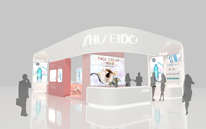美博會(huì)展覽搭建-SHISEIDO-廣州展會(huì)設(shè)計(jì)布置