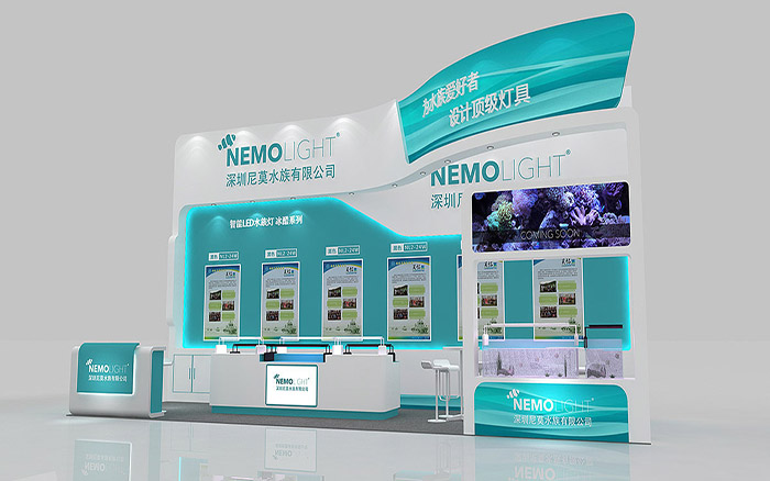 寵物水族展會裝修-尼莫水族-廣州展臺搭建設計