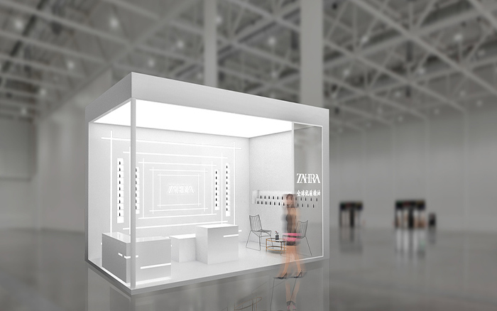 廣州展臺(tái)布展搭建-ZAHRA-美博會(huì)展臺(tái)搭建設(shè)計(jì)