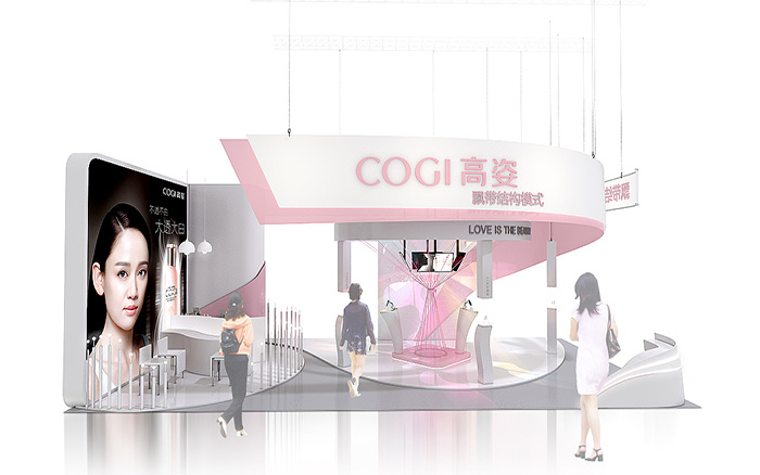 西安展臺(tái)布展搭建-高姿-美博會(huì)展位設(shè)計(jì)