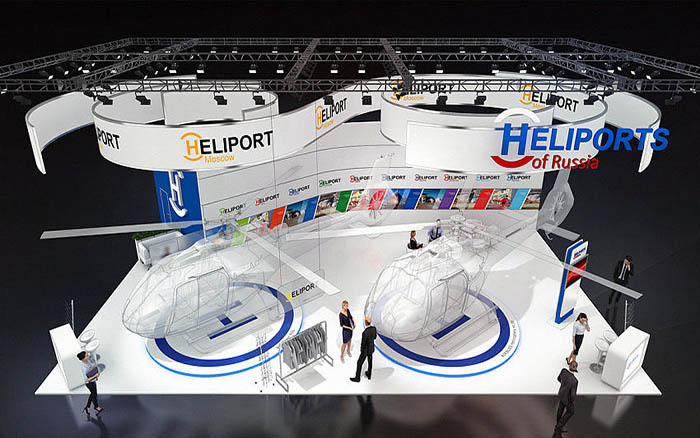 西安展覽展臺(tái)搭建-HELIPORTS-航空展會(huì)設(shè)計(jì)