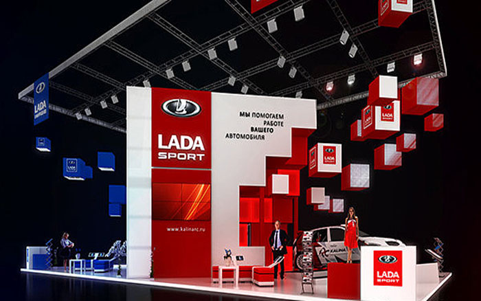 廣州汽車展展覽搭建-LADA SPORT