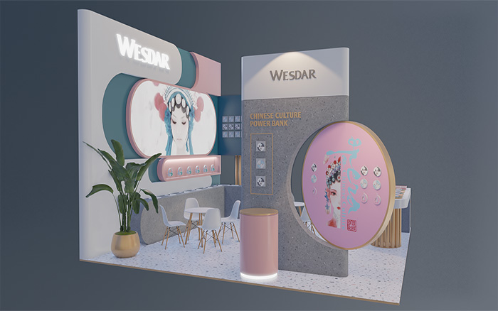 成都展臺裝修-WESDAR-電子展會搭建