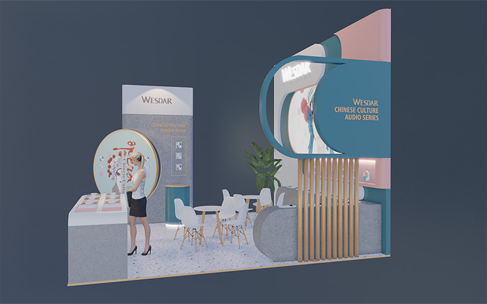 成都展臺裝修-WESDAR-電子展會搭建