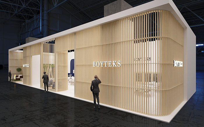 廣州展會裝修--boyteks-面料展會布置設計