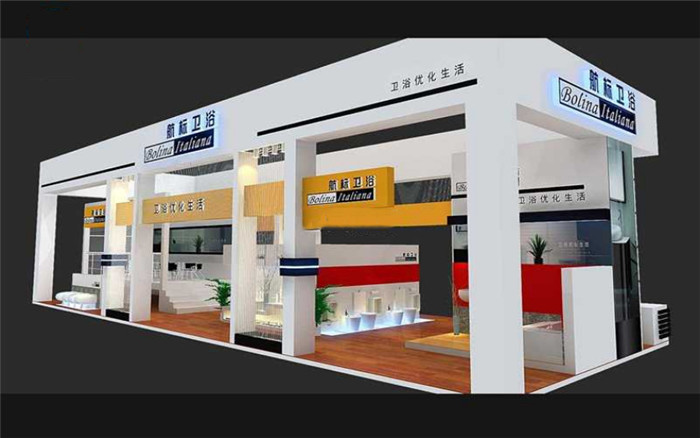 航標(biāo)衛(wèi)浴-廣州建材展展臺(tái)設(shè)計(jì)