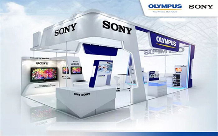 OLYMPUS SONY-深圳連鎖加盟展展臺設(shè)計(jì)