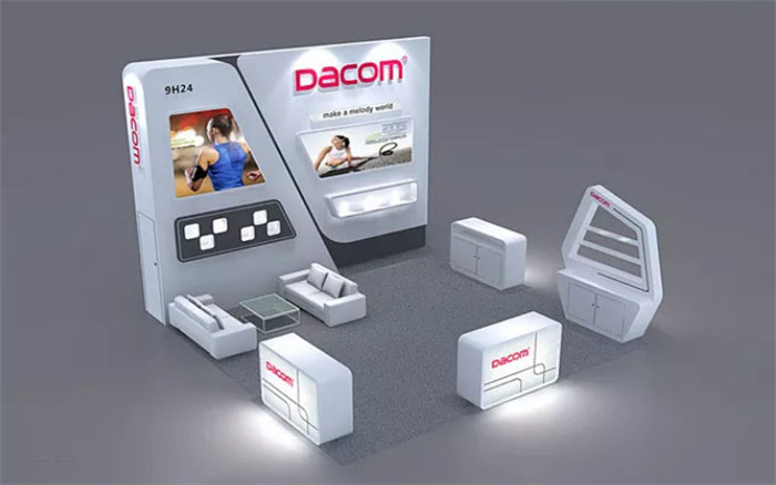Dacom-廣州音響展展臺設(shè)計