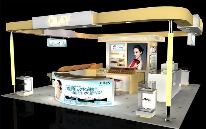 OLAY-廣州美博會展臺設(shè)計