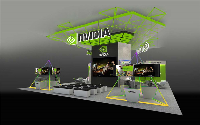 NVIDIA-廣州建材展展臺(tái)設(shè)計(jì)