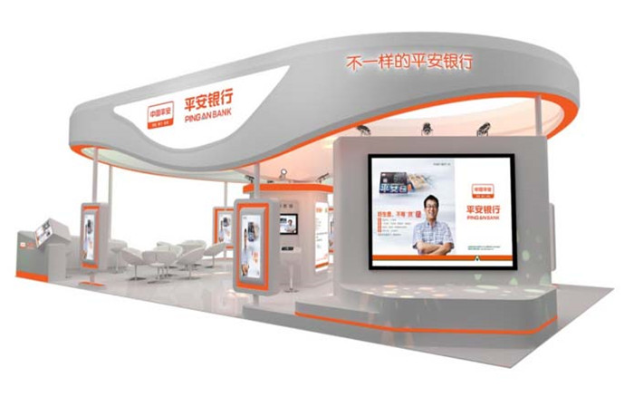 平安銀行-深圳房地產(chǎn)展展臺(tái)設(shè)計(jì)