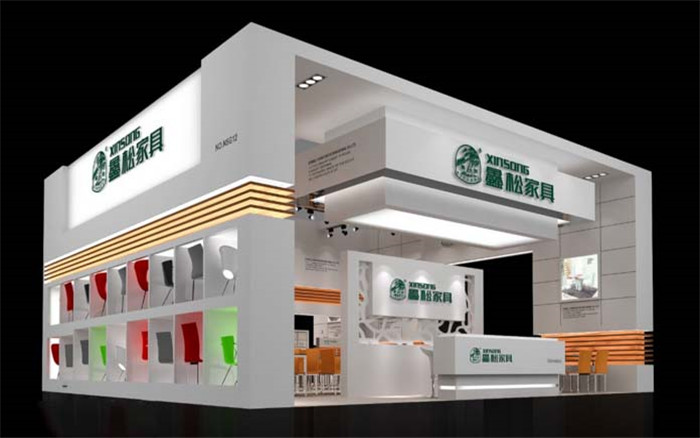 鑫松家具-廣州家具家居展展臺(tái)設(shè)計(jì)