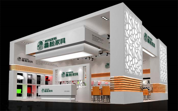鑫松家具-廣州家具家居展展臺(tái)設(shè)計(jì)