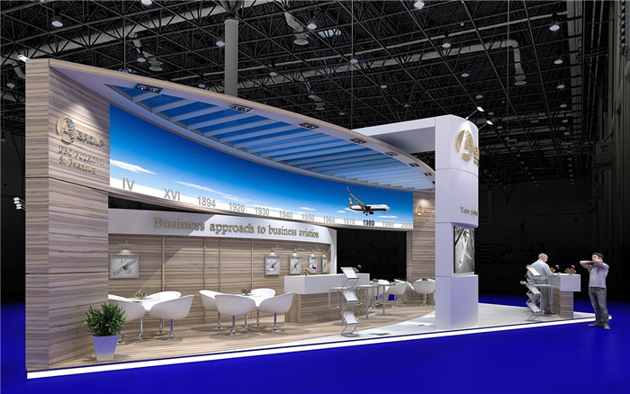 GROUP-珠海航空展展臺(tái)設(shè)計(jì)