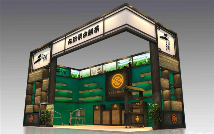 廣州茶博會展示設(shè)計-丸新柴本